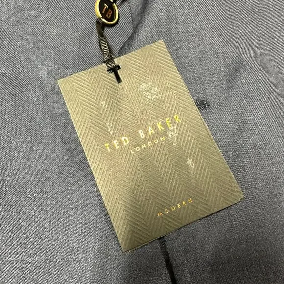 Ted Baker NWT Endurance Jarrow CT Navy Men's Size 42L Blazer 100% Wool 2 Button